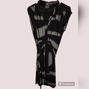 Black and Gray Dress